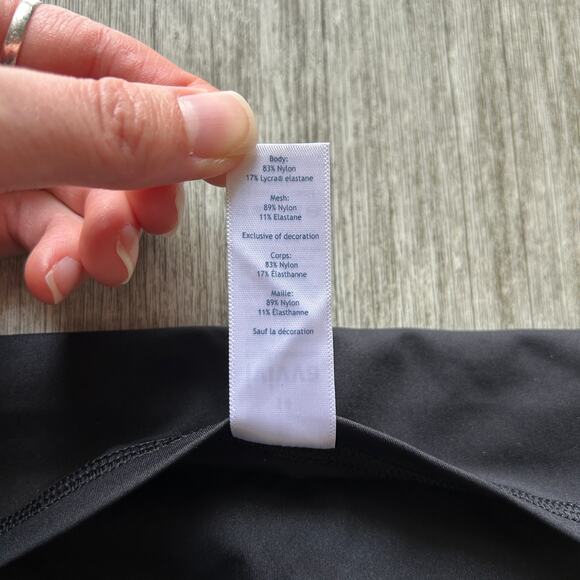 Ivivva by Lululemon Black High Rise 7/8 Length Fresh Focus Pant Leggings Size 14 - Picture 12 of 14